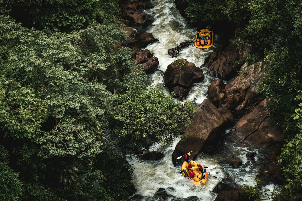 Amphibious Raft Building on Lake Naivasha